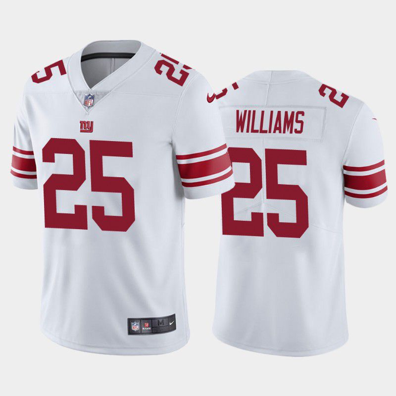 Men New York Giants #25 Rodarius Williams Nike White Vapor Limited NFL Jersey